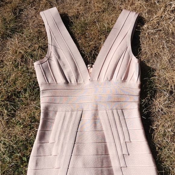 Cream Bandage Dress S - Picture 2 of 9